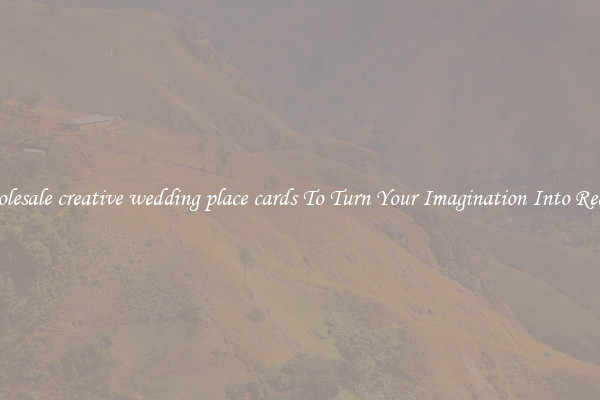 Wholesale creative wedding place cards To Turn Your Imagination Into Reality