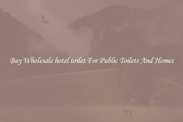 Buy Wholesale hotel toilet For Public Toilets And Homes