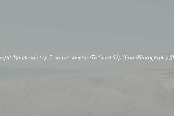Useful Wholesale top 5 canon cameras To Level Up Your Photography Skill