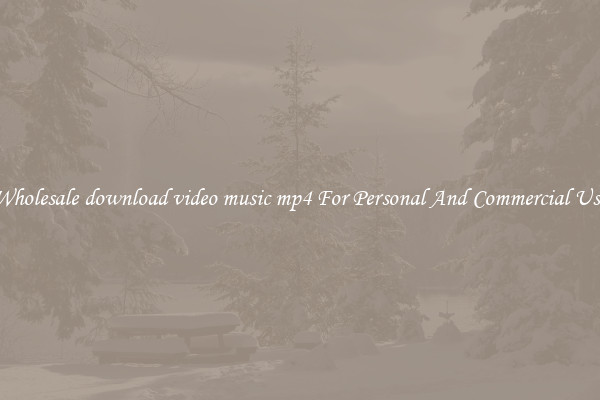Wholesale download video music mp4 For Personal And Commercial Use
