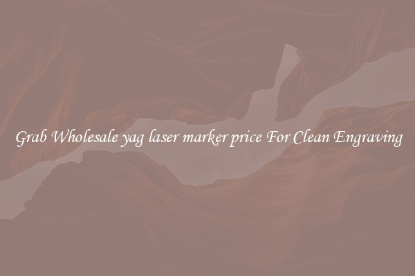 Grab Wholesale yag laser marker price For Clean Engraving