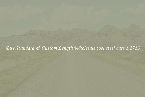 Buy Standard & Custom Length Wholesale tool steel bars 1.2713