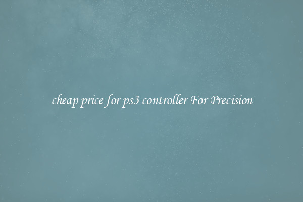 cheap price for ps3 controller For Precision